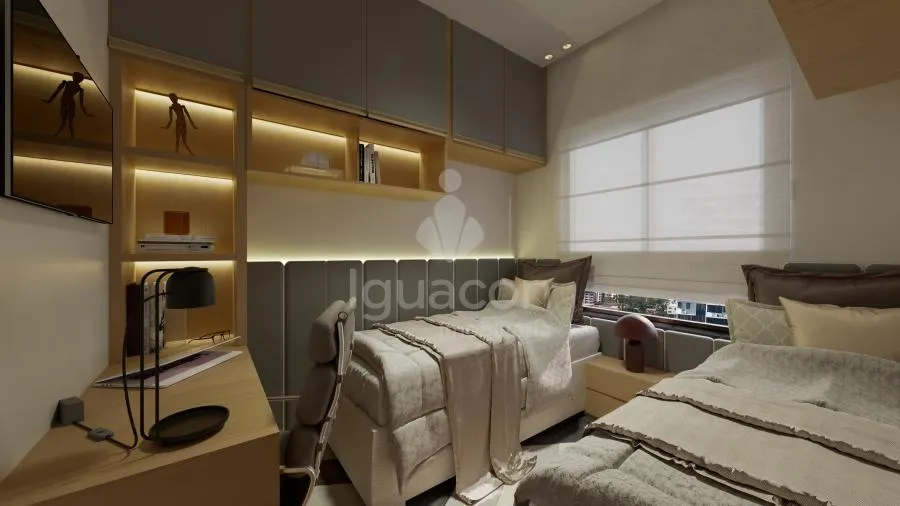 Apartamentos á partir de 02 Dormitórios e Sacada com Churrasqueira no Bliss Residence Club