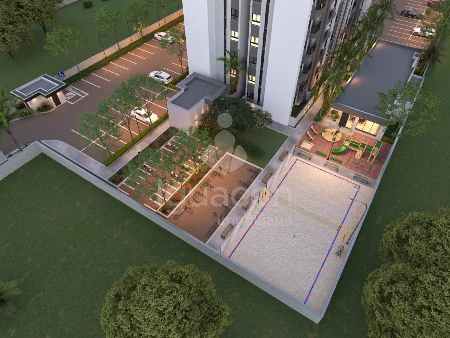 Apartamentos á partir de 02 Dormitórios e Sacada com Churrasqueira no Bliss Residence Club