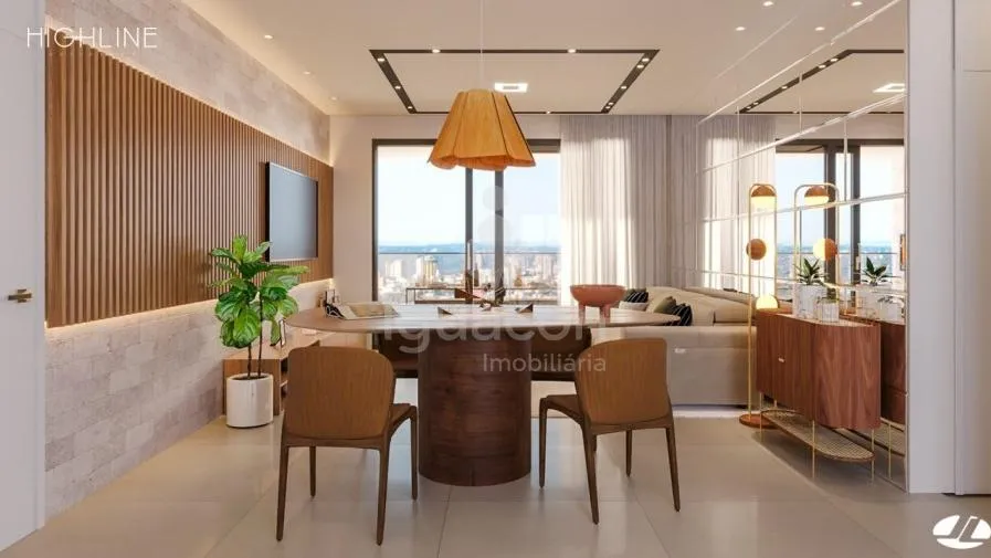 Apartamentos de Alto Padrão com 03 Suítes e Sacada Gourmet com Churrasqueira no Highline Residence