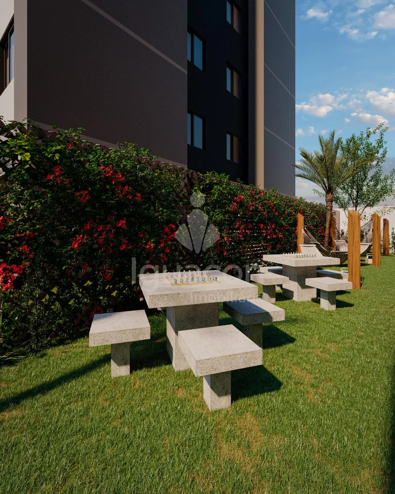 Apartamento com 02 Dormitórios e Sacada com Churrasqueira no Condomínio Wonderful Home Clube