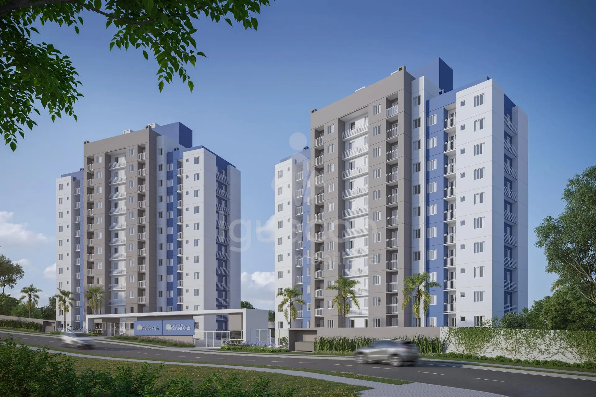 Apartamento com 02 Dormitórios ou 01 Dormitório e Suite no Residencial Sunset Club
