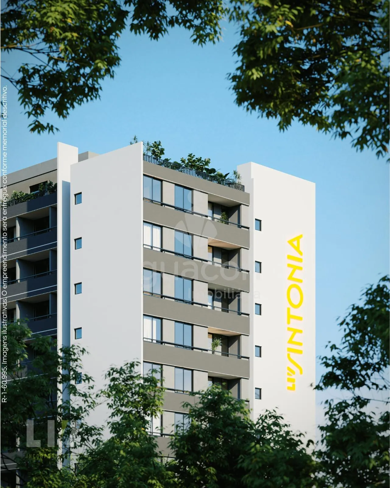 Apartamentos com 02 Dormitórios sendo 01 Suite e Sacada no Edifício Liv Sintonia no Vita Village