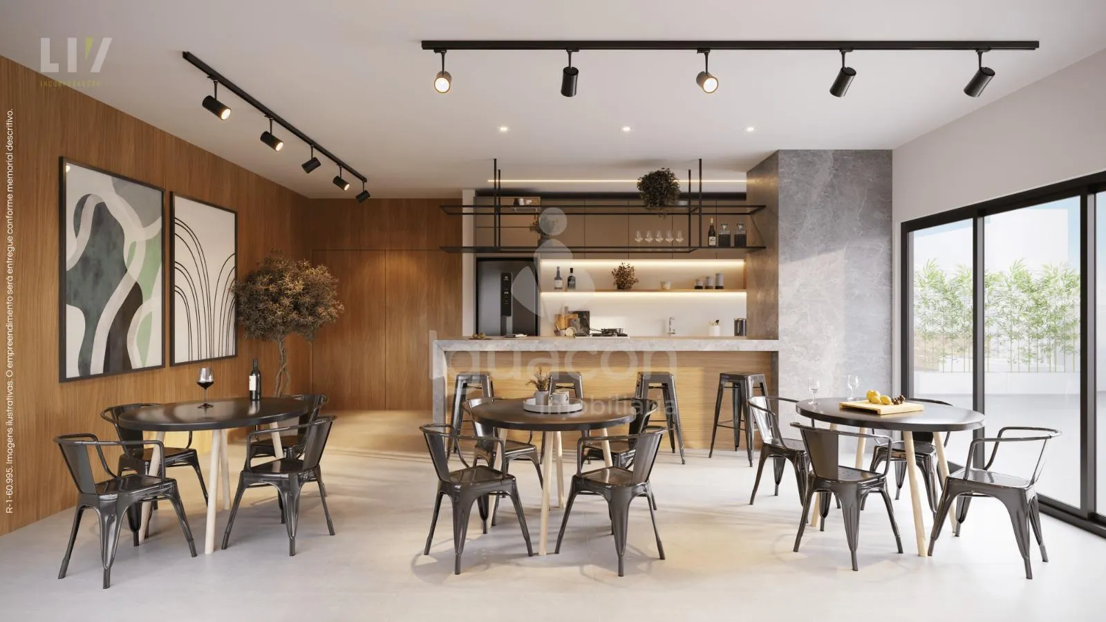 Apartamentos com 02 Dormitórios sendo 01 Suite e Sacada no Edifício Liv Sintonia no Vita Village