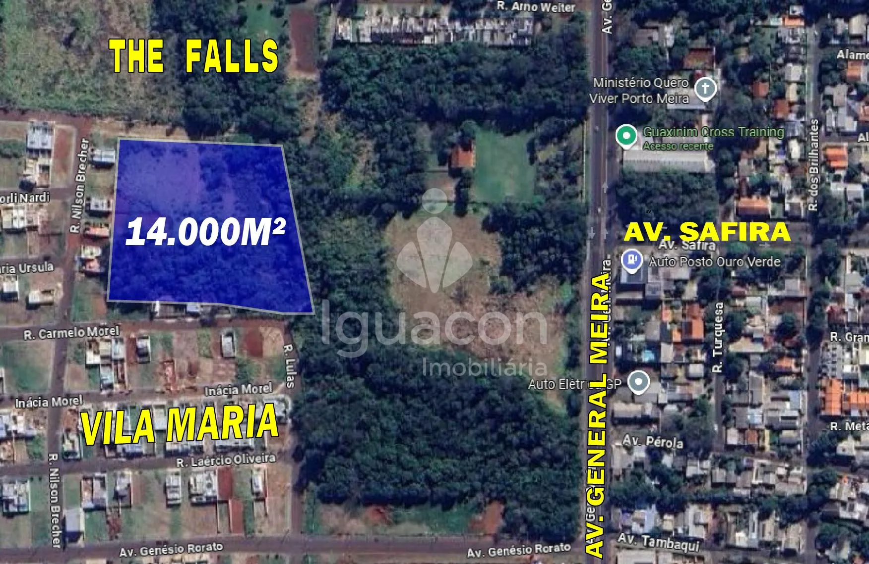 Terreno de 14.000m² no Parque Ouro Verde próximo Avenida Safira