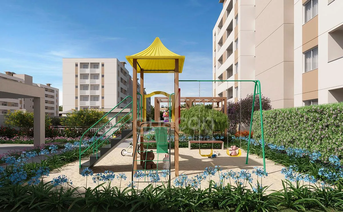 Apartamentos com 02 Dormitórios e Sacada com Churrasqueira no Polinésia Urban Club em Joinville