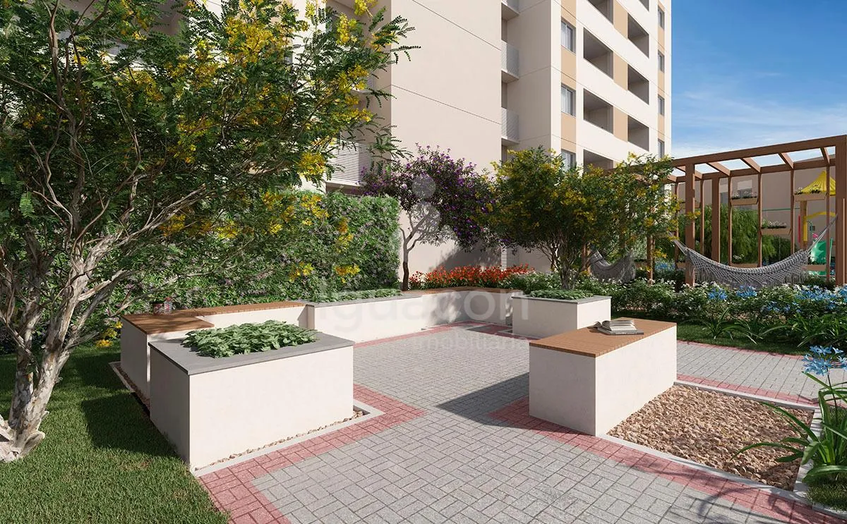 Apartamentos com 02 Dormitórios e Sacada com Churrasqueira no Polinésia Urban Club em Joinville